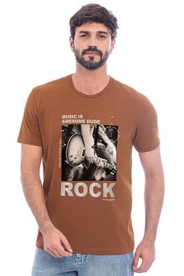 Camiseta Masculina Rock