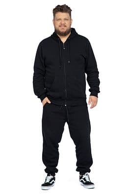 Conjunto Plus Size em Moletom Rajado